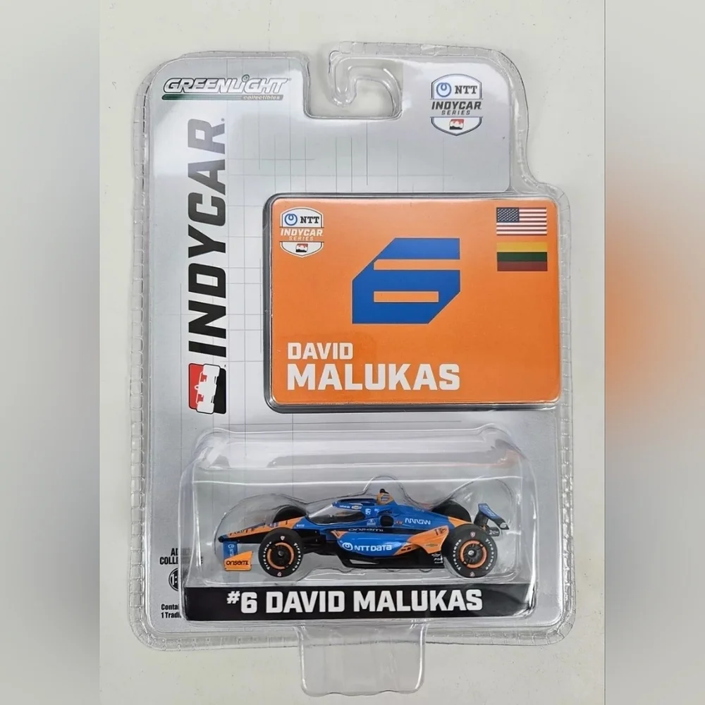 1/64 2024 Greenlight David Malukas #6 NTT Data Mclaren Indycar Diecast